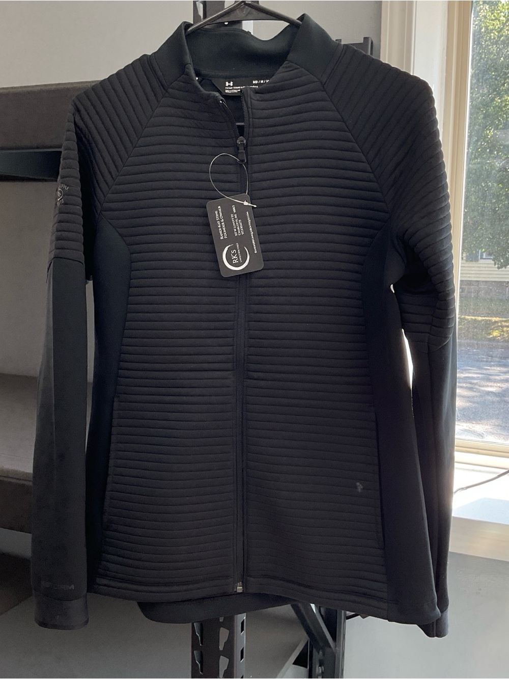 Under Armour Black Quilted ColdGear Full-Zip Jacket